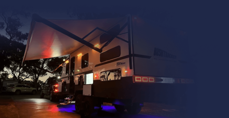 20' Bushtracker Family Show Van 2024 (full width) - ABCO Caravan ...